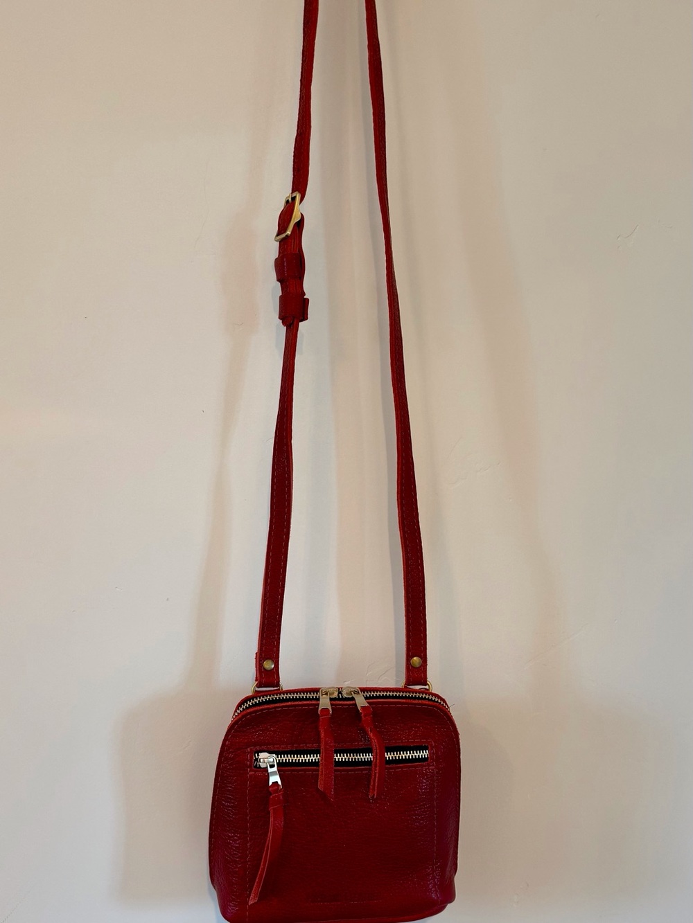 HTF Portland Leather Small Luna in Chili Red - Picture 3 of 7